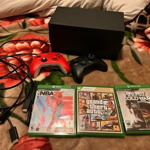 Xbox one x for sale. Really nice game rarely playedd.